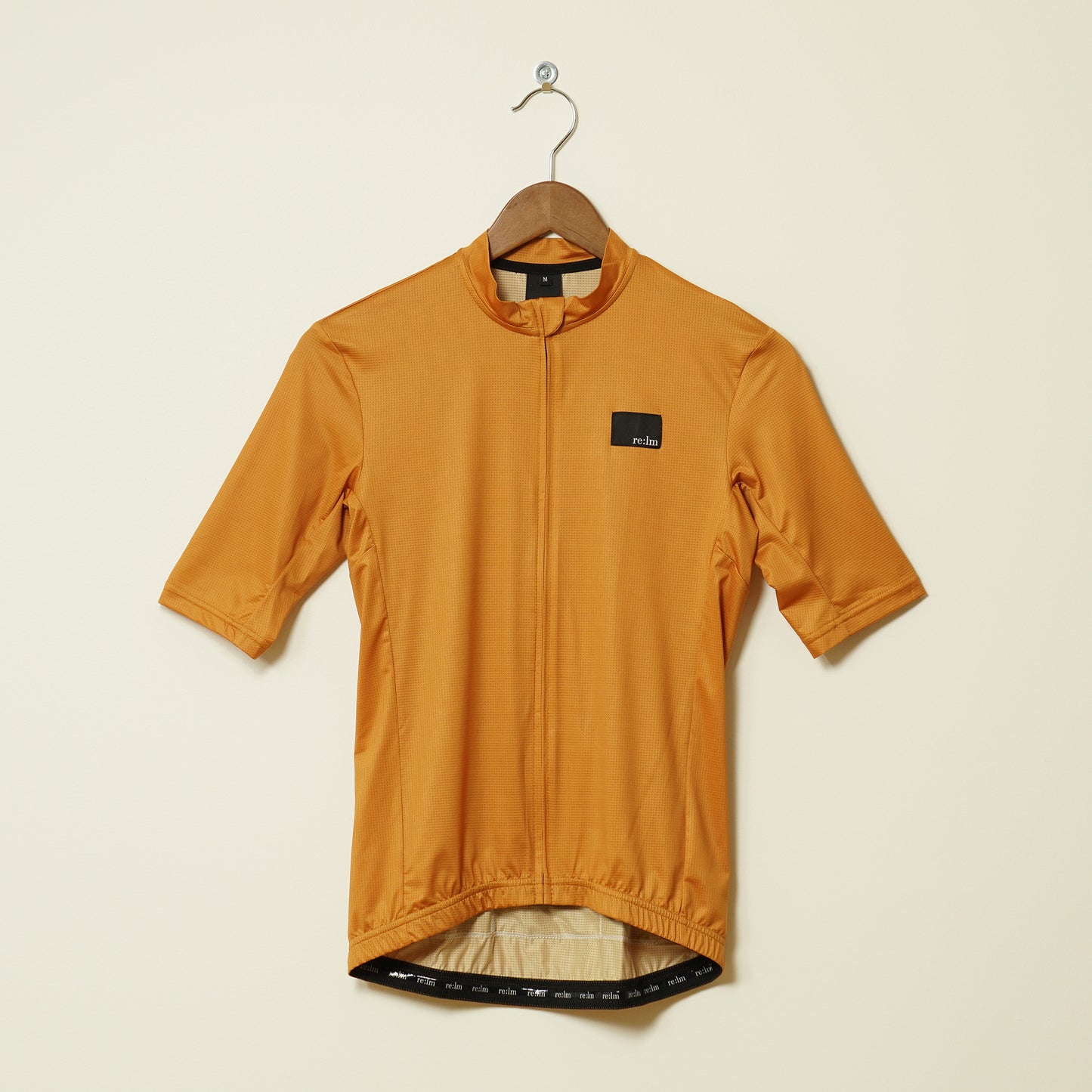 Front of men's Relm Cycling R-Series Jersey Sunset